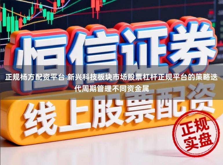 正规杨方配资平台 新兴科技板块市场股票杠杆正规平台的策略迭代周期管理不同资金属