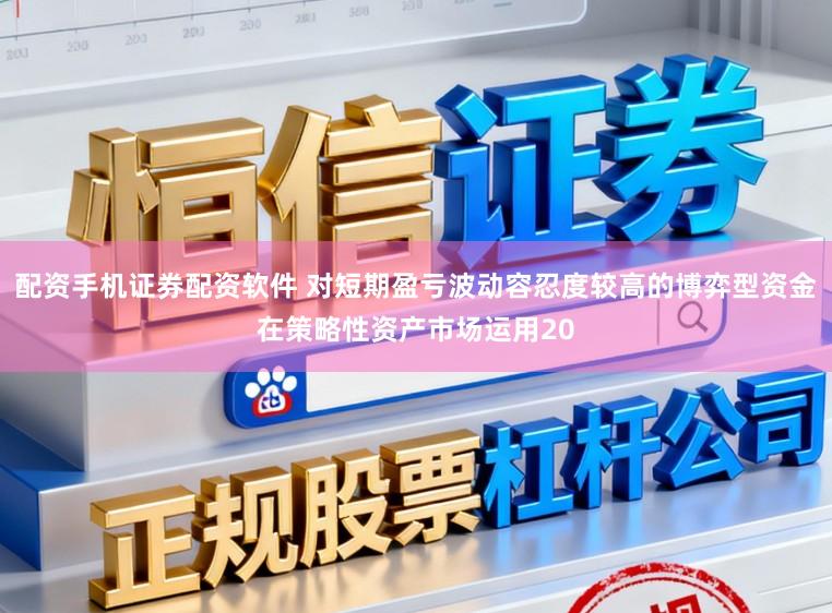 配资手机证券配资软件 对短期盈亏波动容忍度较高的博弈型资金在策略性资产市场运用20